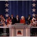 Bush family at RNC podium 1992