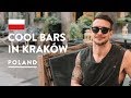 BEST KRAKOW BARS, CAFE & CLUBS | Dolne Mlyny | Poland Travel Vlog 2018